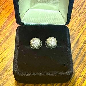 SWAROVSKI Crystal Pave Ball Earrings